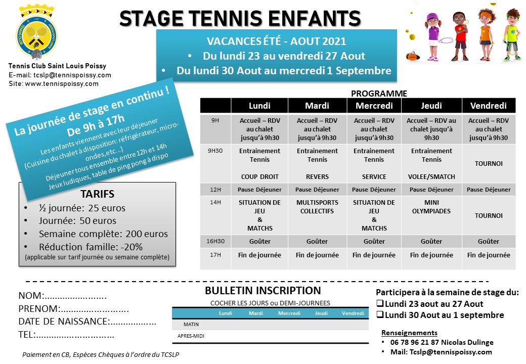 Stage Aout 2021