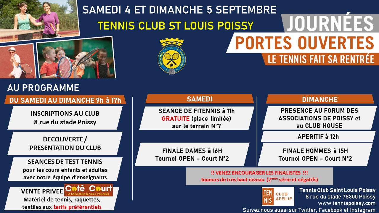 Portes ouvertes programme !!