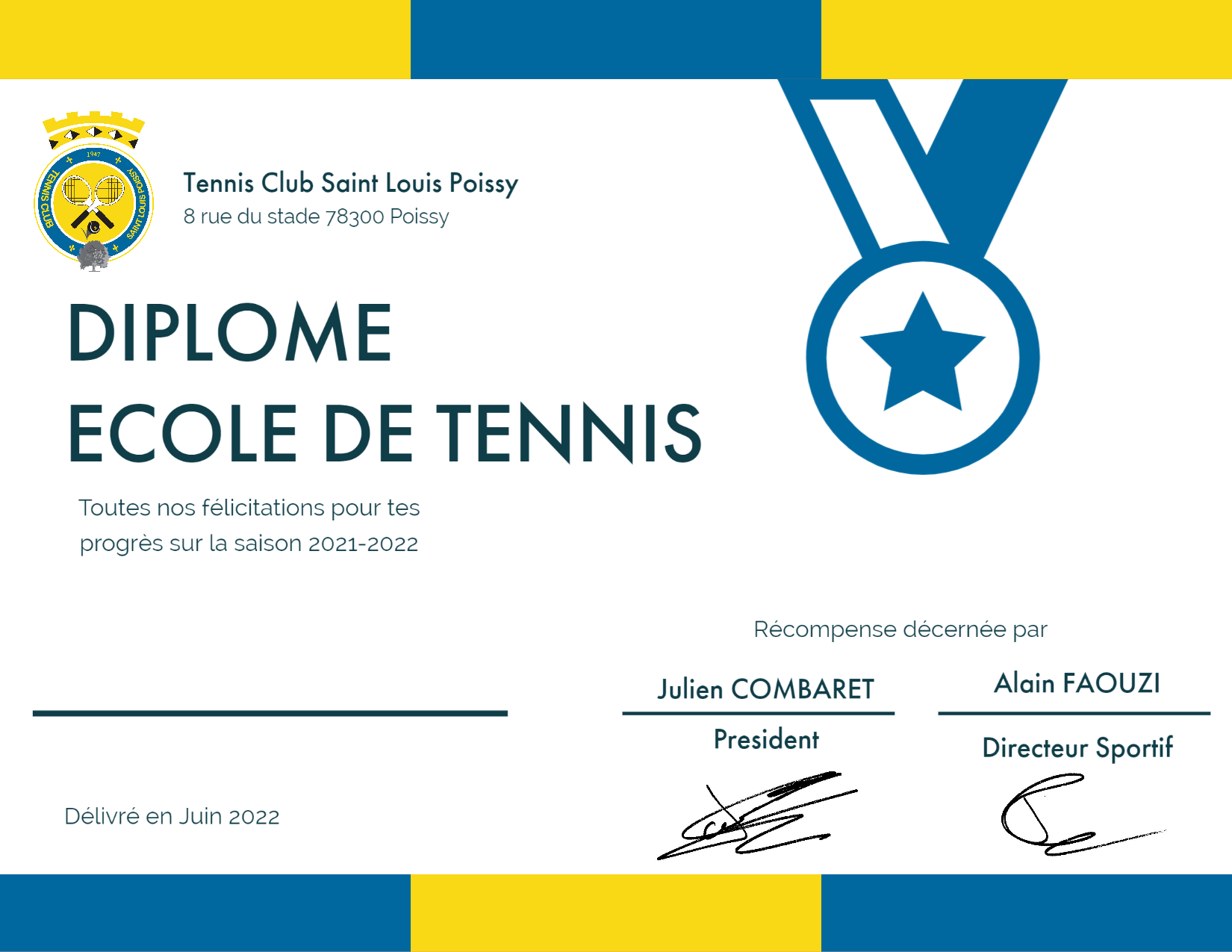 Diplome TCSLP enfant