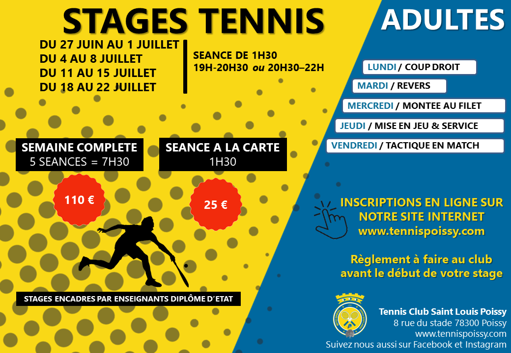 Stage adultes juillet 2022